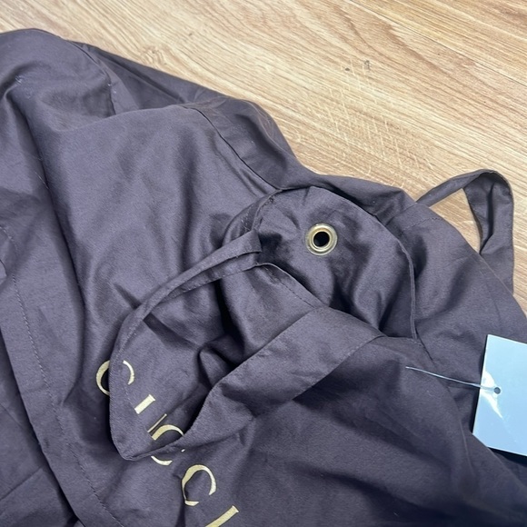 Gucci Brown Cotton Zipper and Foldable Garment Bag - New - Picture 4 of 5